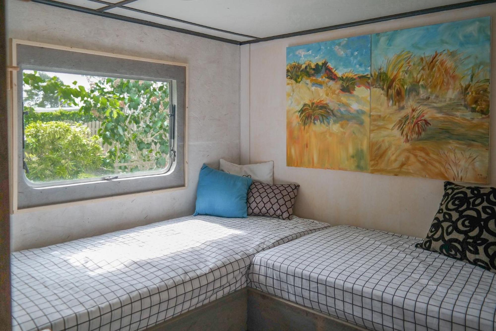 Het Kleine Huis Mobile Home By The Harbour And The Lauwersmeer Anjum Zewnętrze zdjęcie